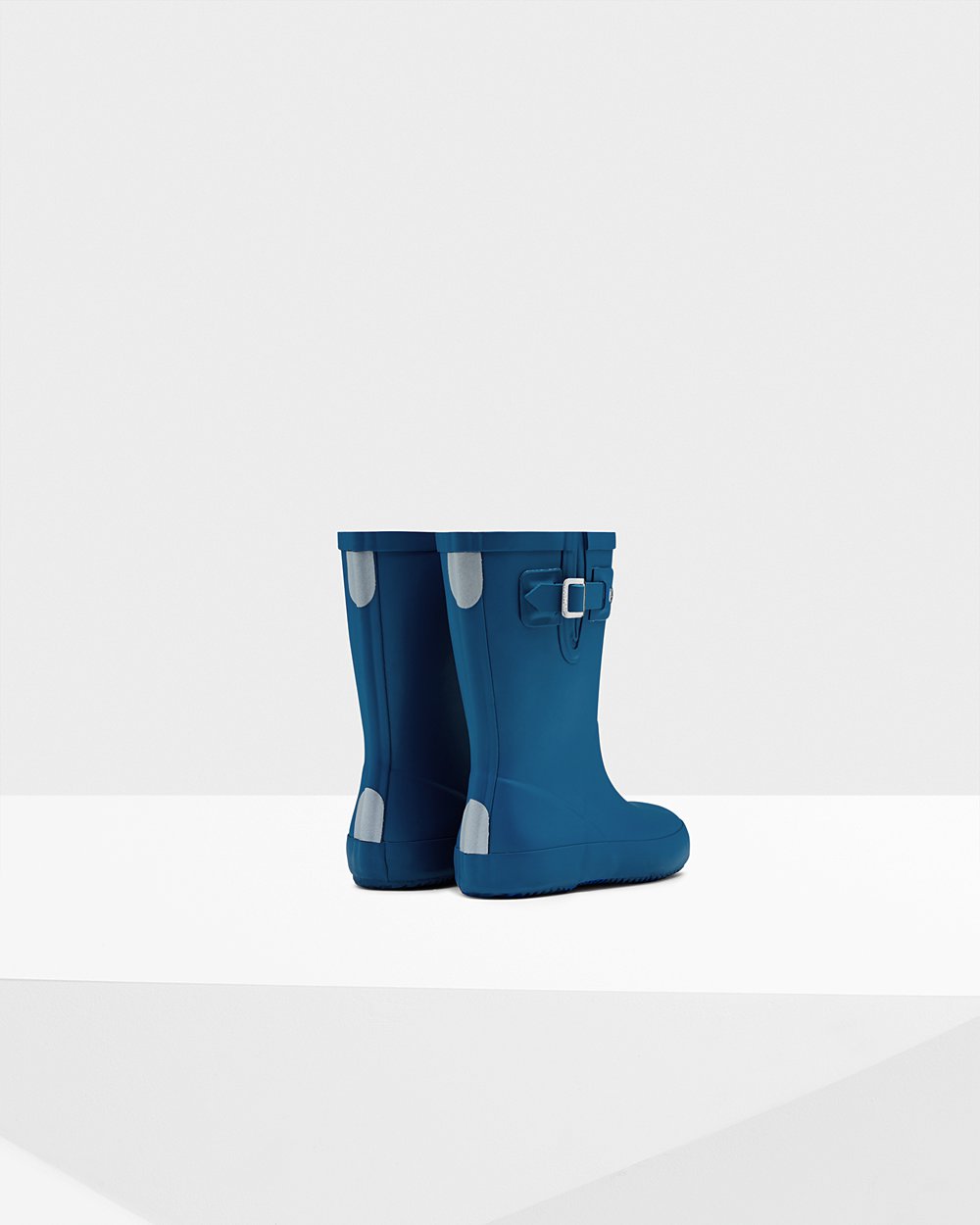 Kids Hunter Original First Flat Sole | Rain Boots Blue | NZ-54809-BVDR